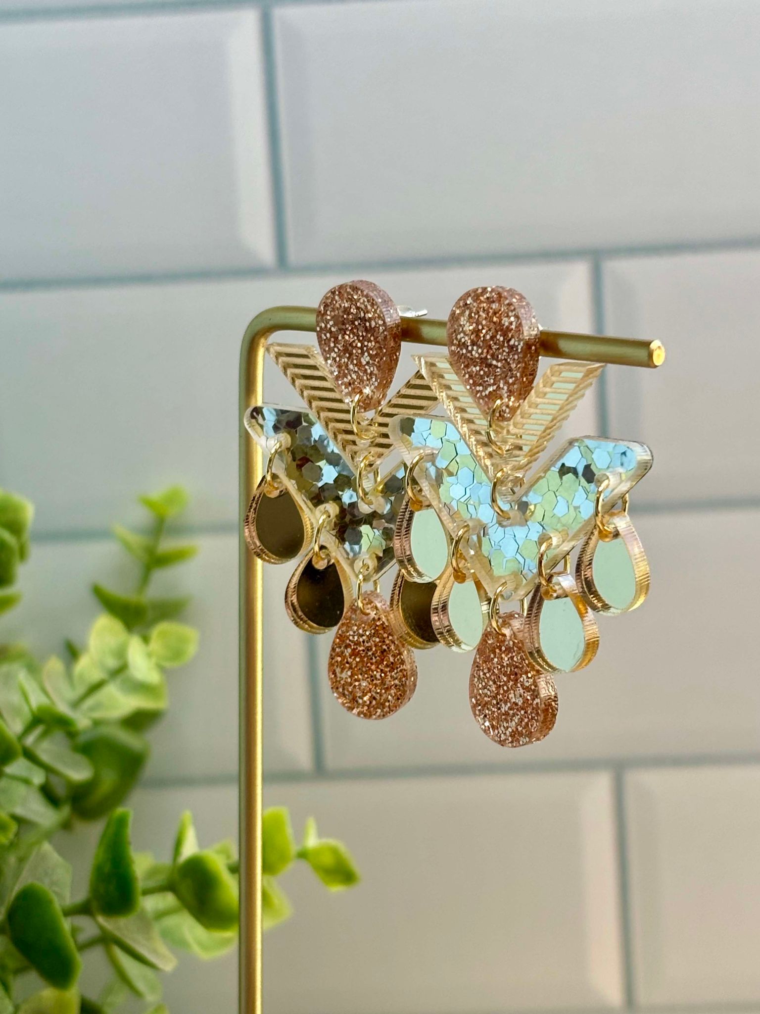 Gold Drop Earrings