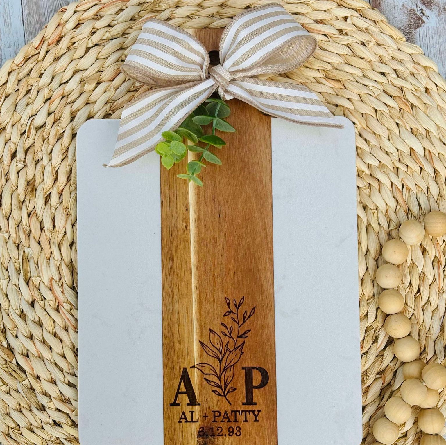 Custom Charcuterie Board- twig