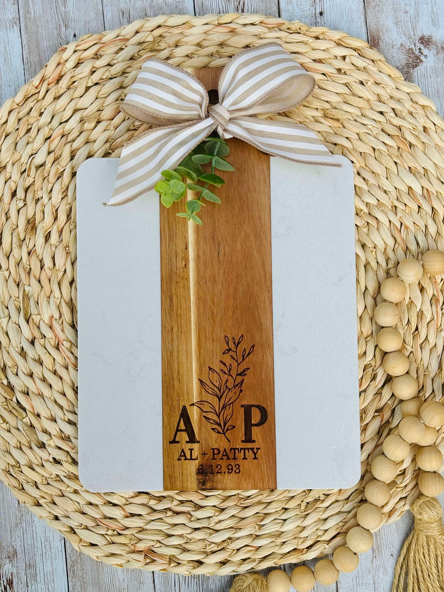 Custom Charcuterie Board- twig