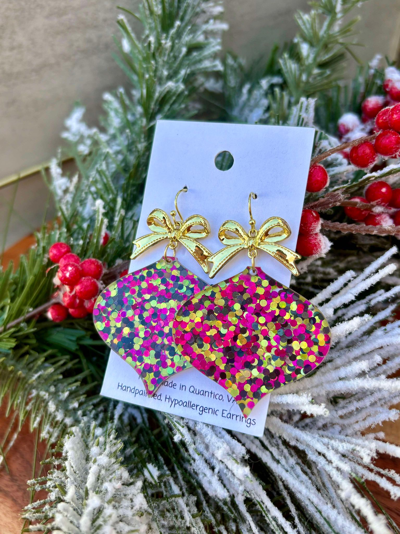 Sassy Sparkle Bulb Earrings