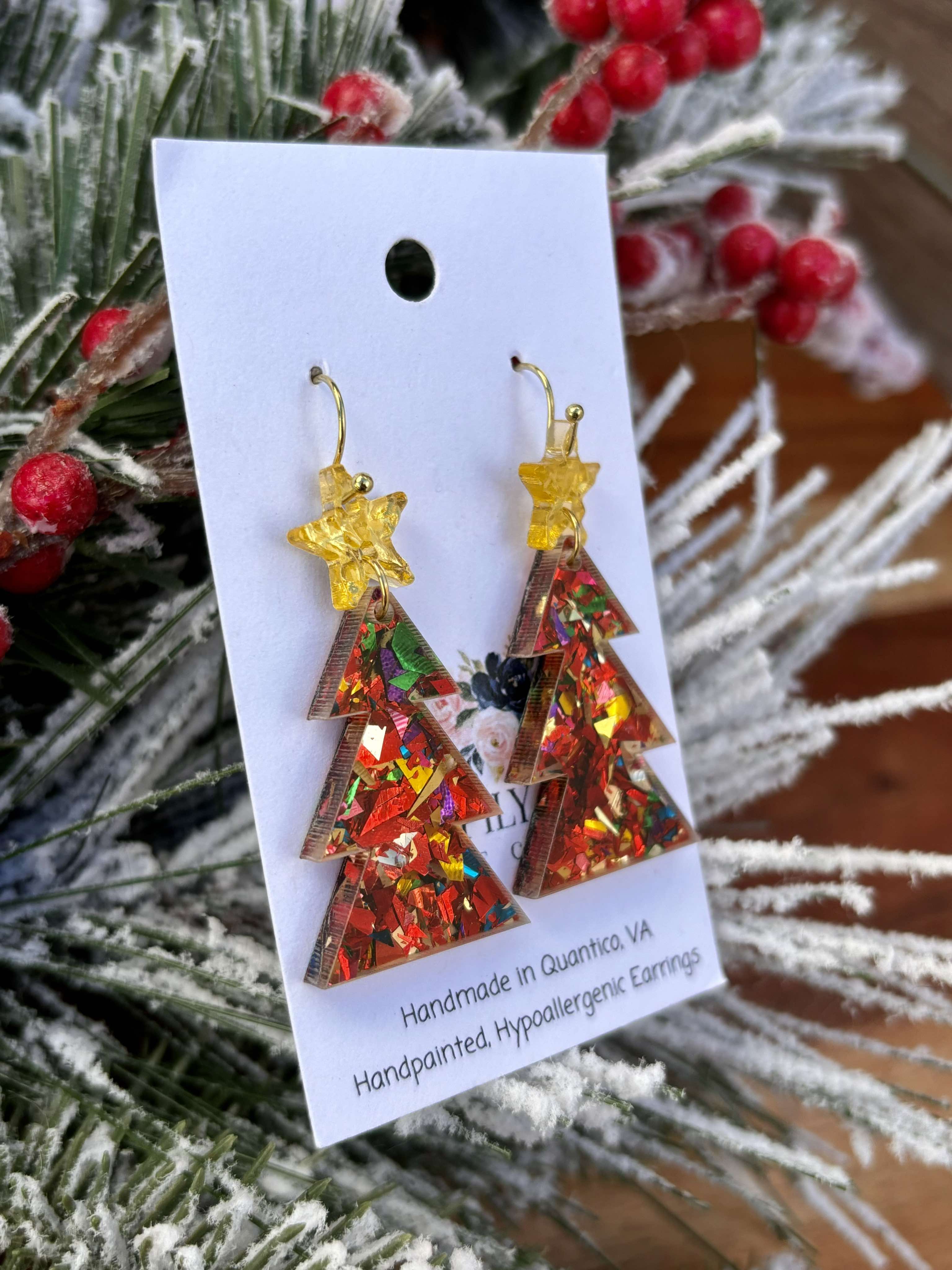 Christmas Kringle Skinny Trees