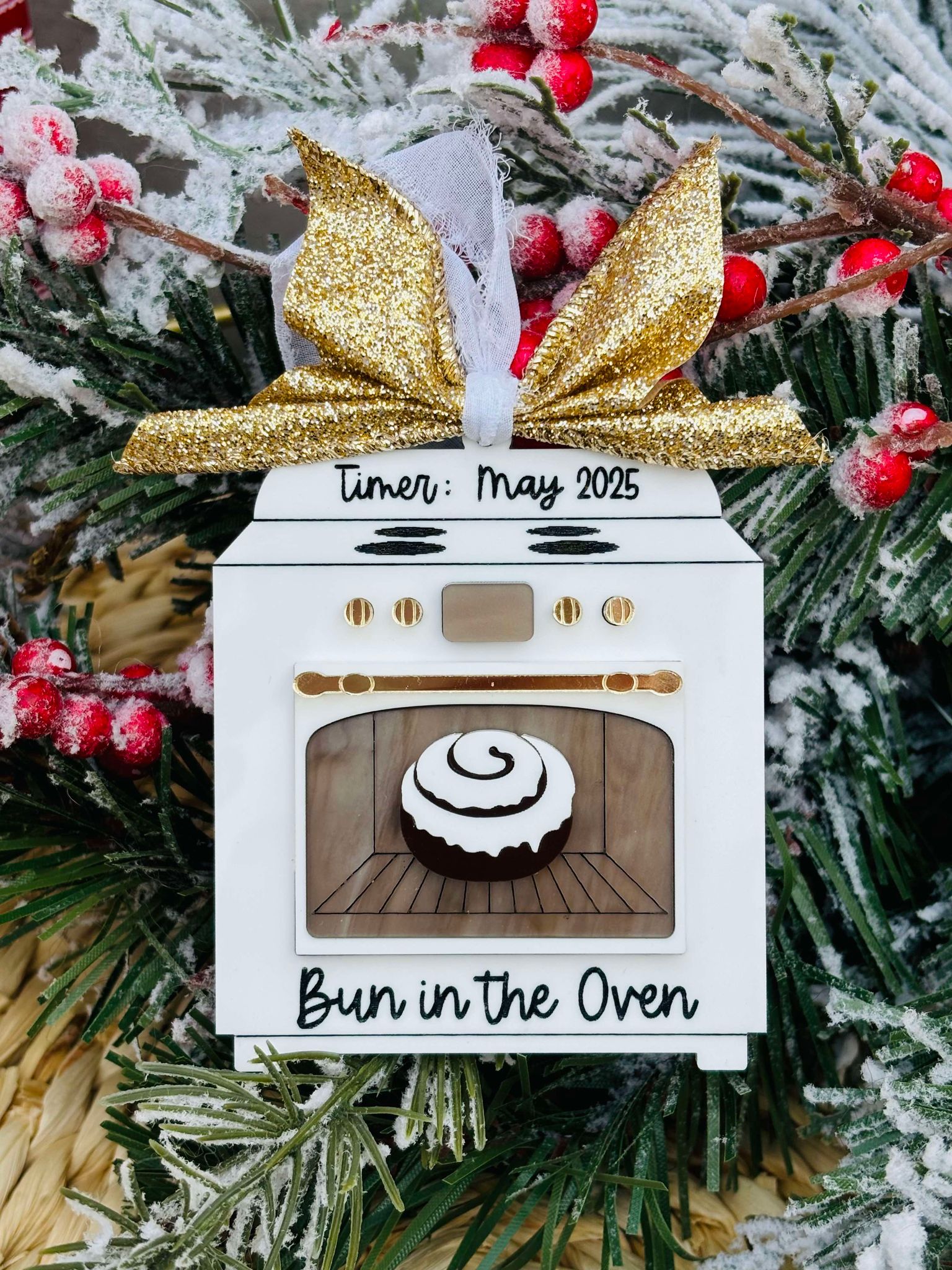 Bun in the Oven Ornament
