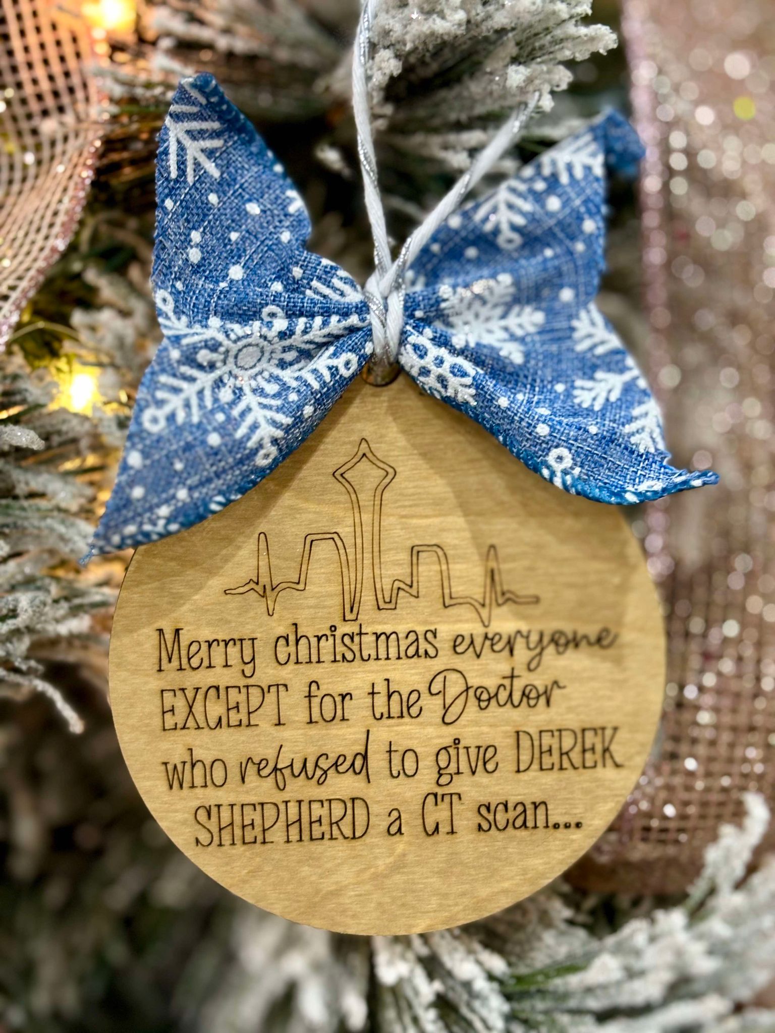 Greys Ornament