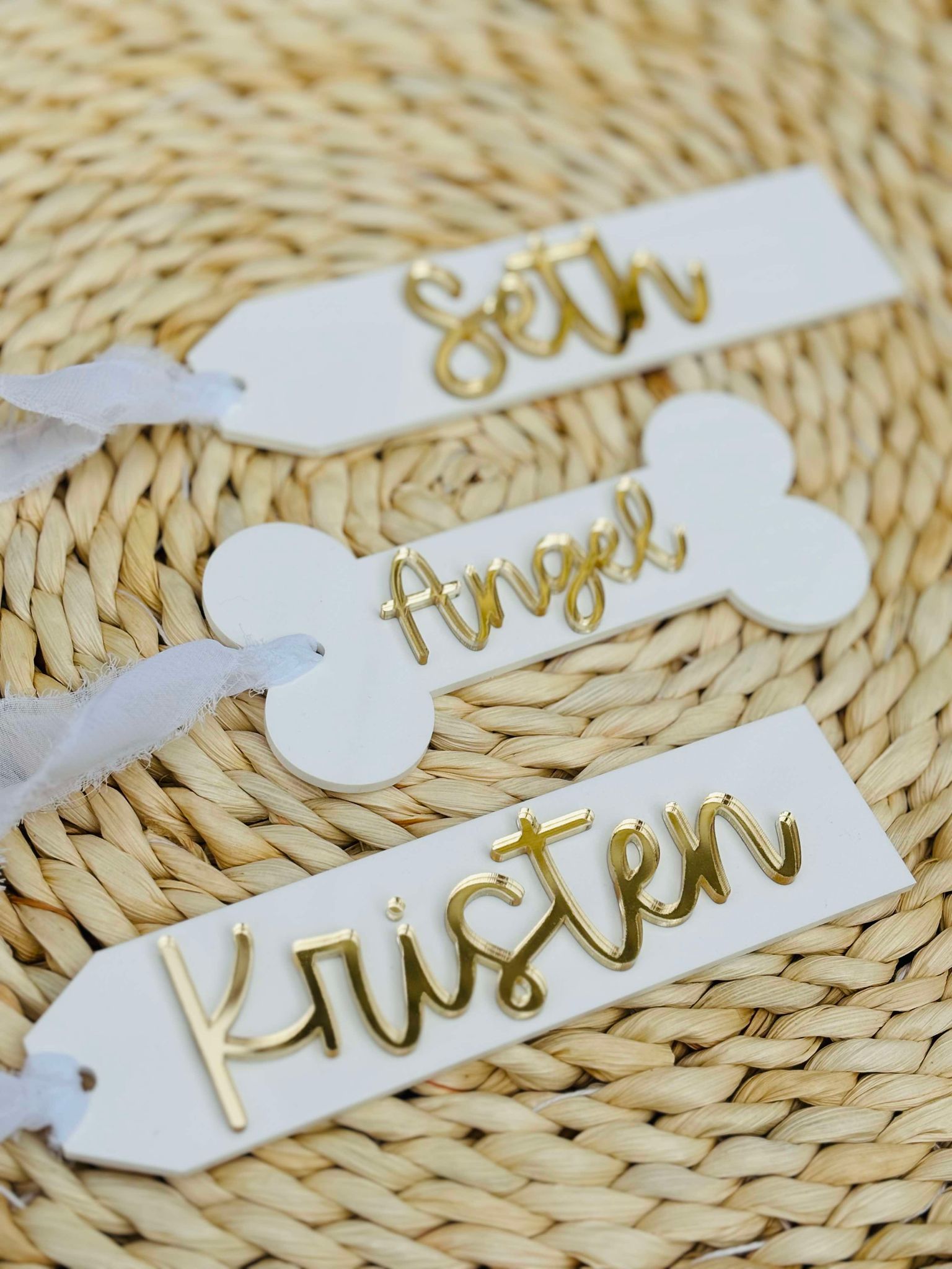 Acrylic Stocking Tags