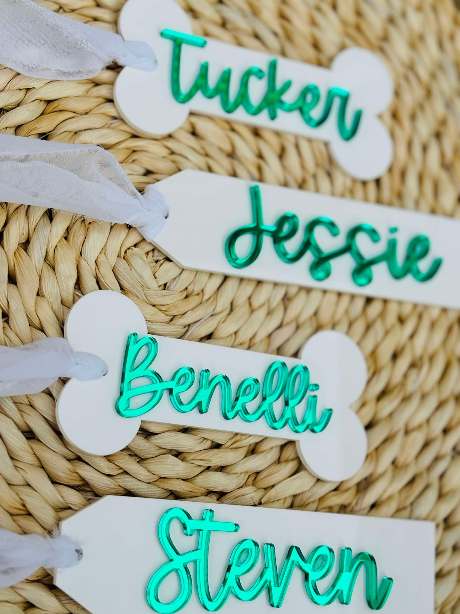 Acrylic Stocking Tags