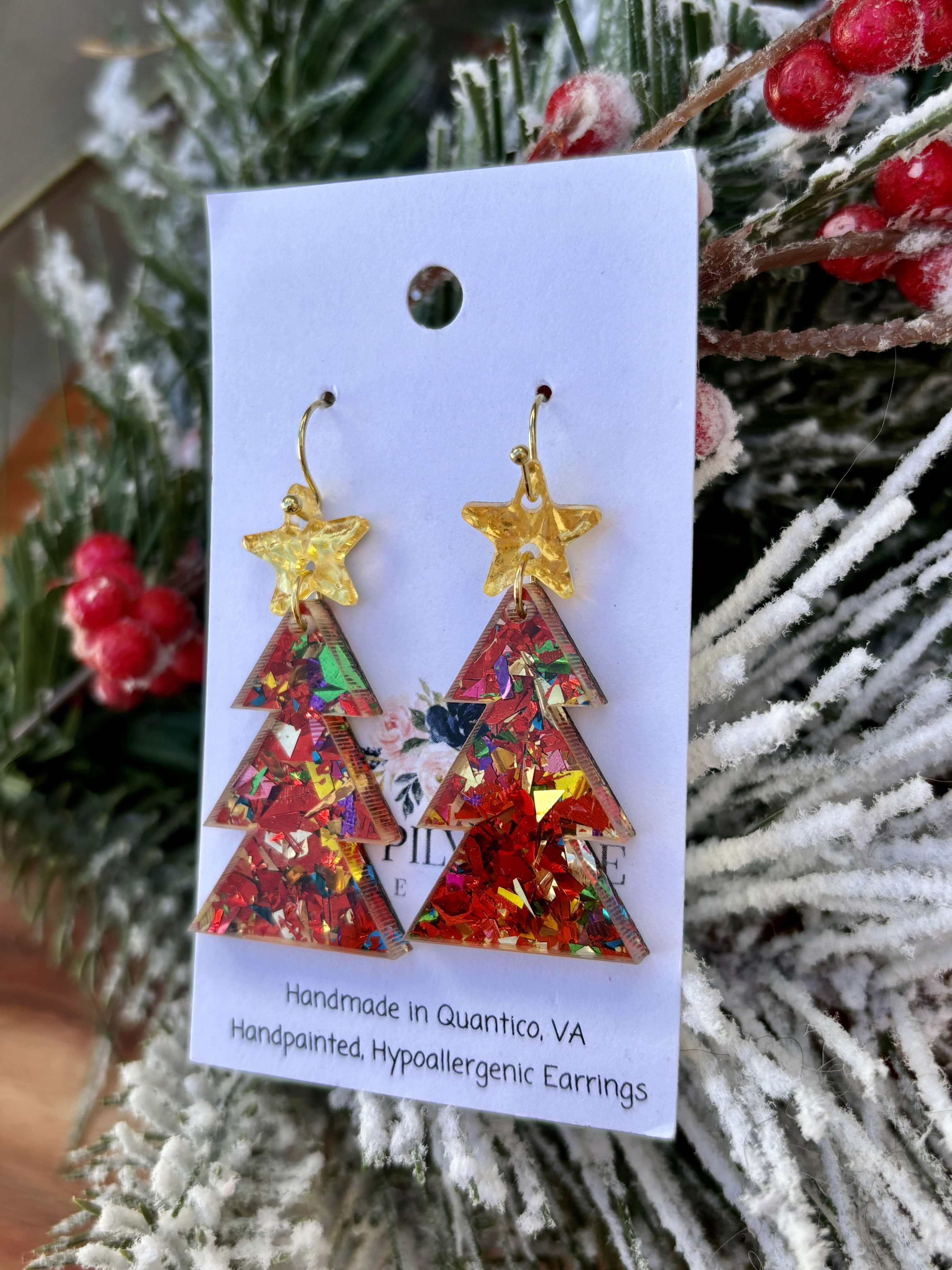 Christmas Kringle Skinny Trees
