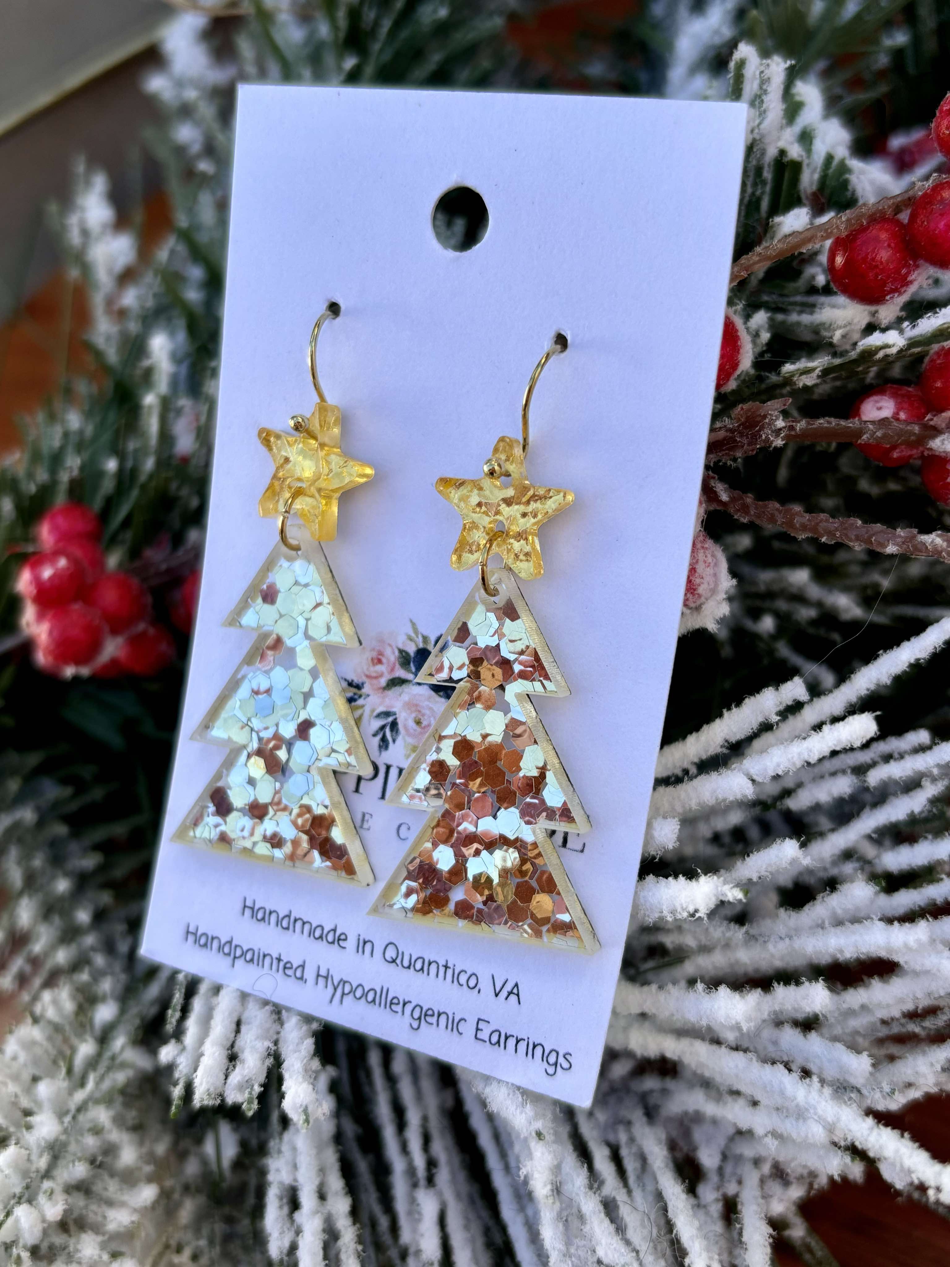 Champagne Skinny Trees