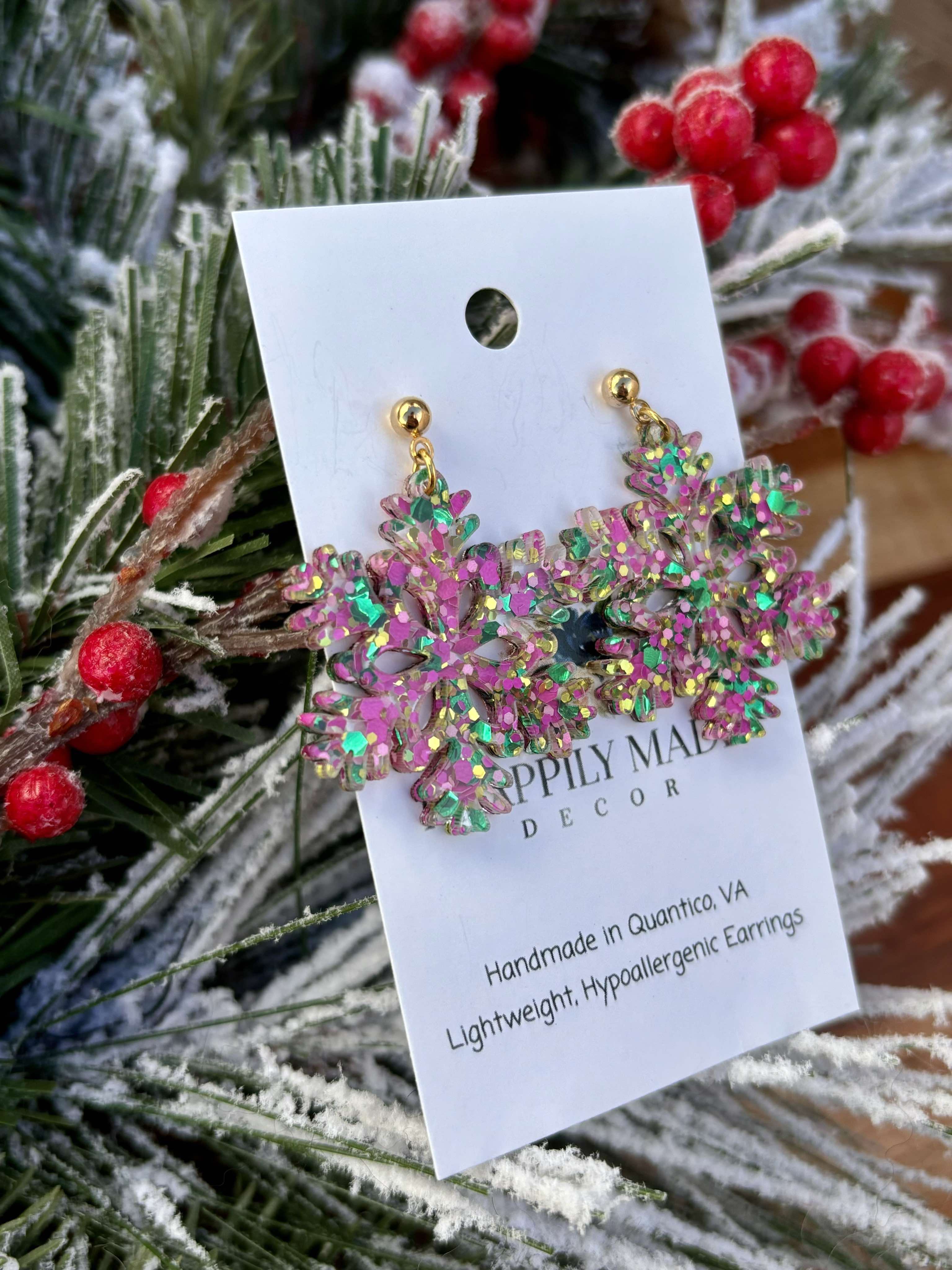 Blush & Luxe Snowflakes