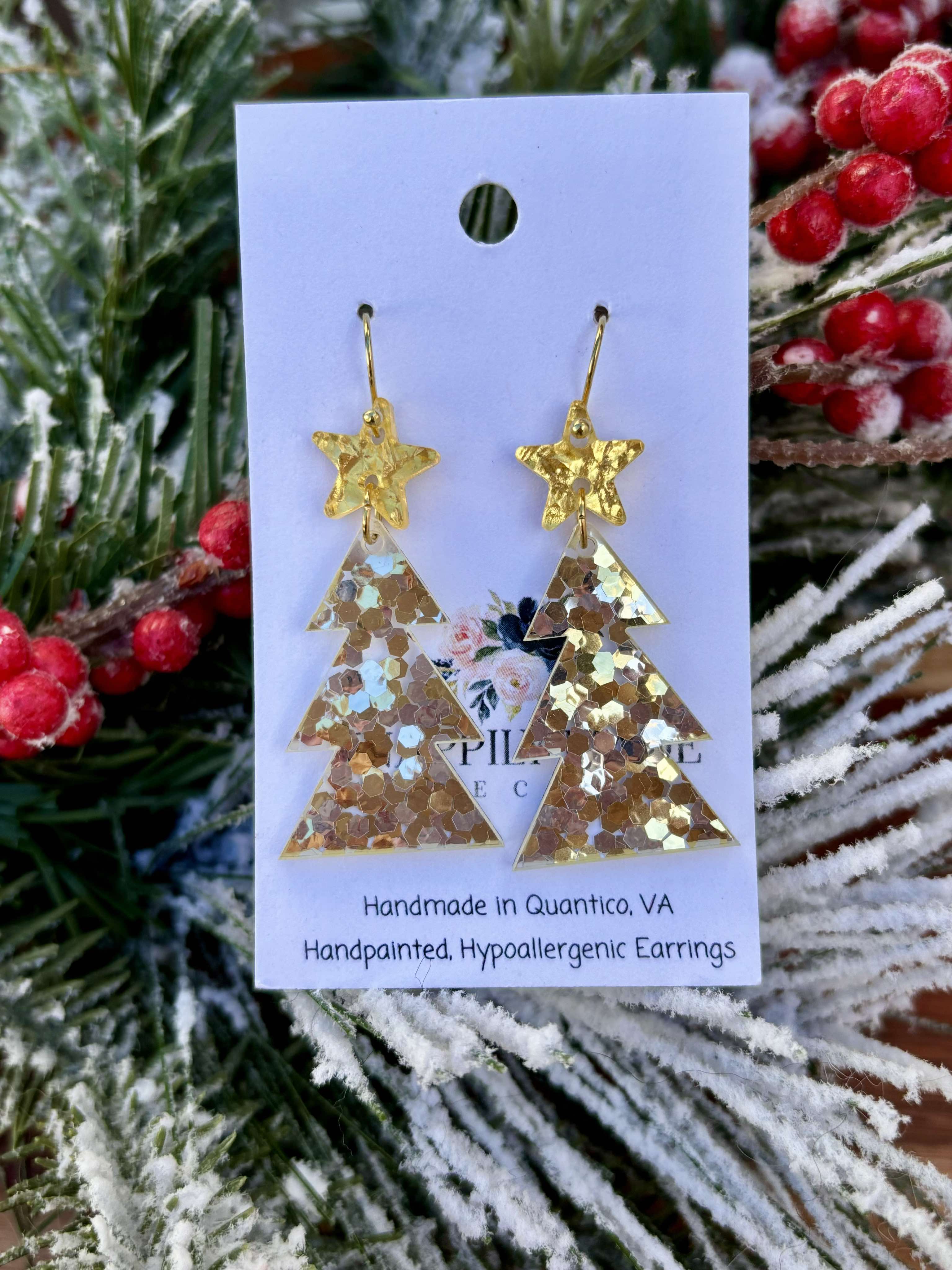 Champagne Skinny Trees