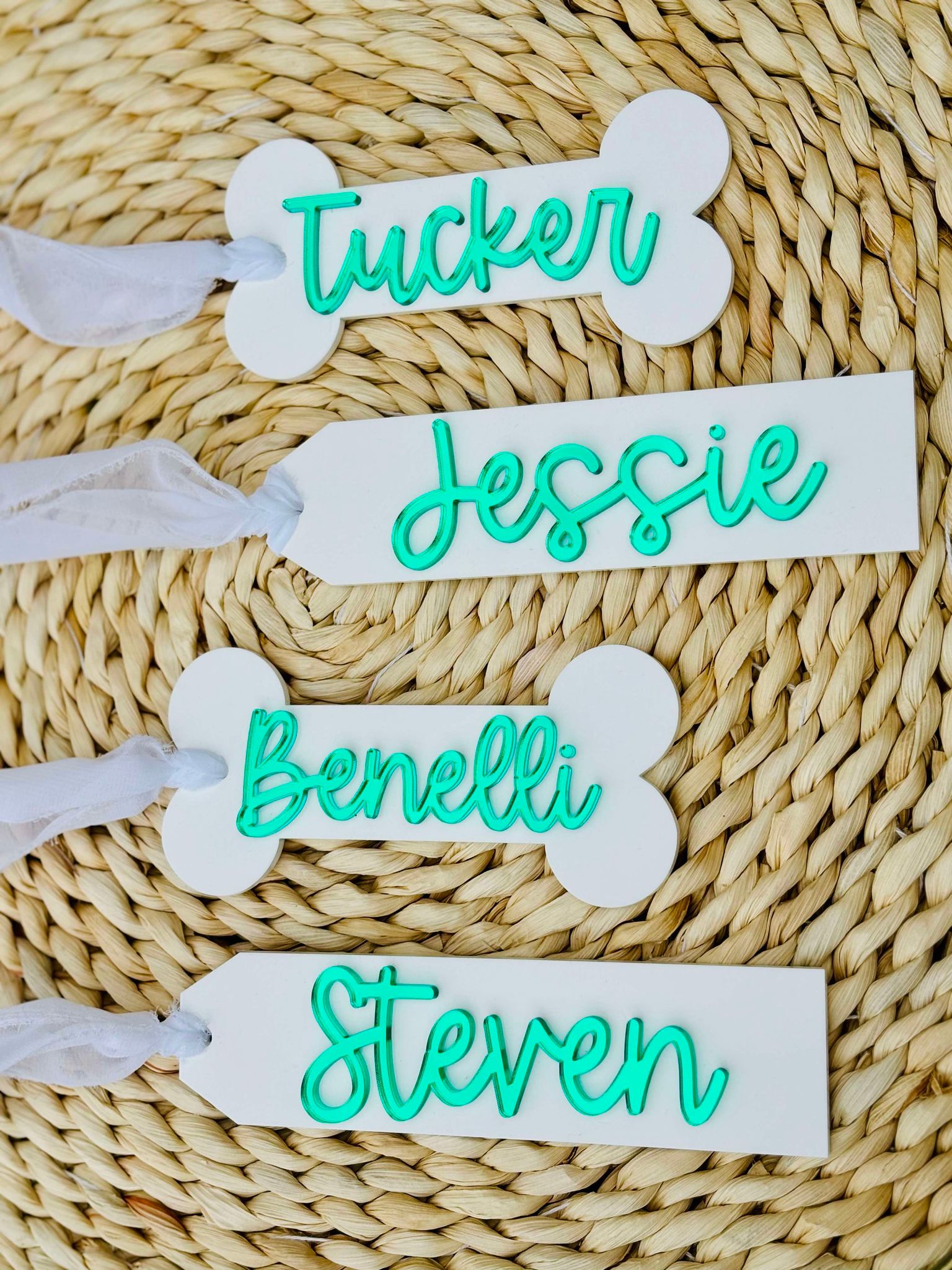 Acrylic Stocking Tags