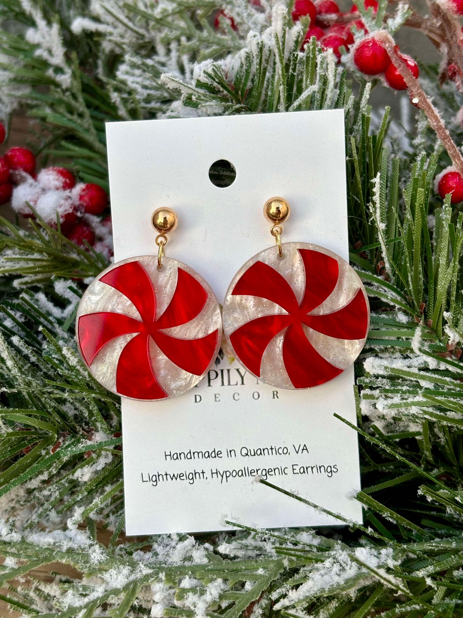 Peppermint Earrings