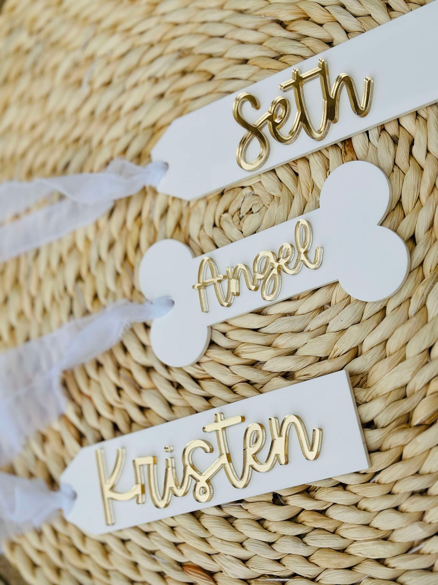 Acrylic Stocking Tags