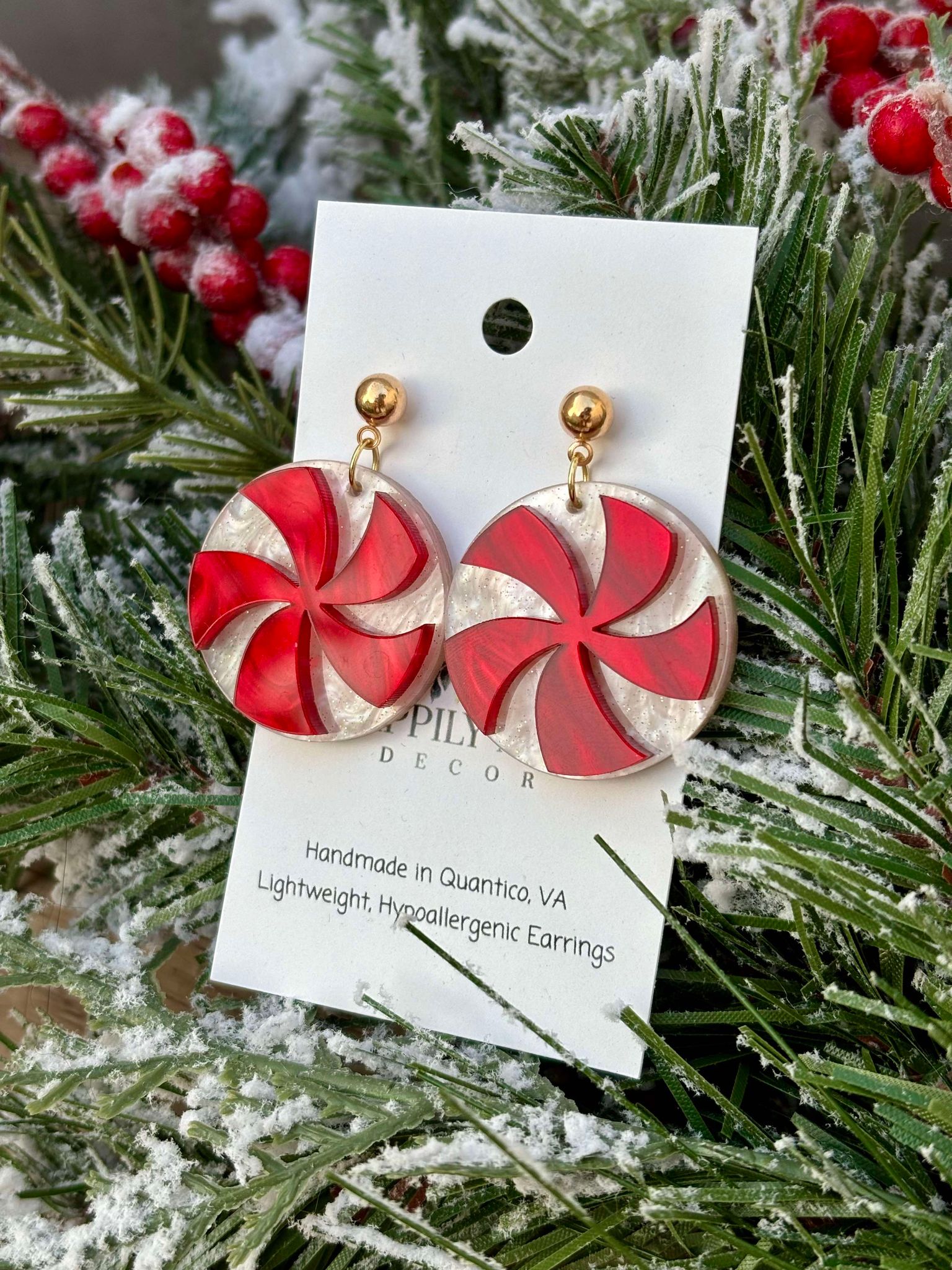 Peppermint Earrings