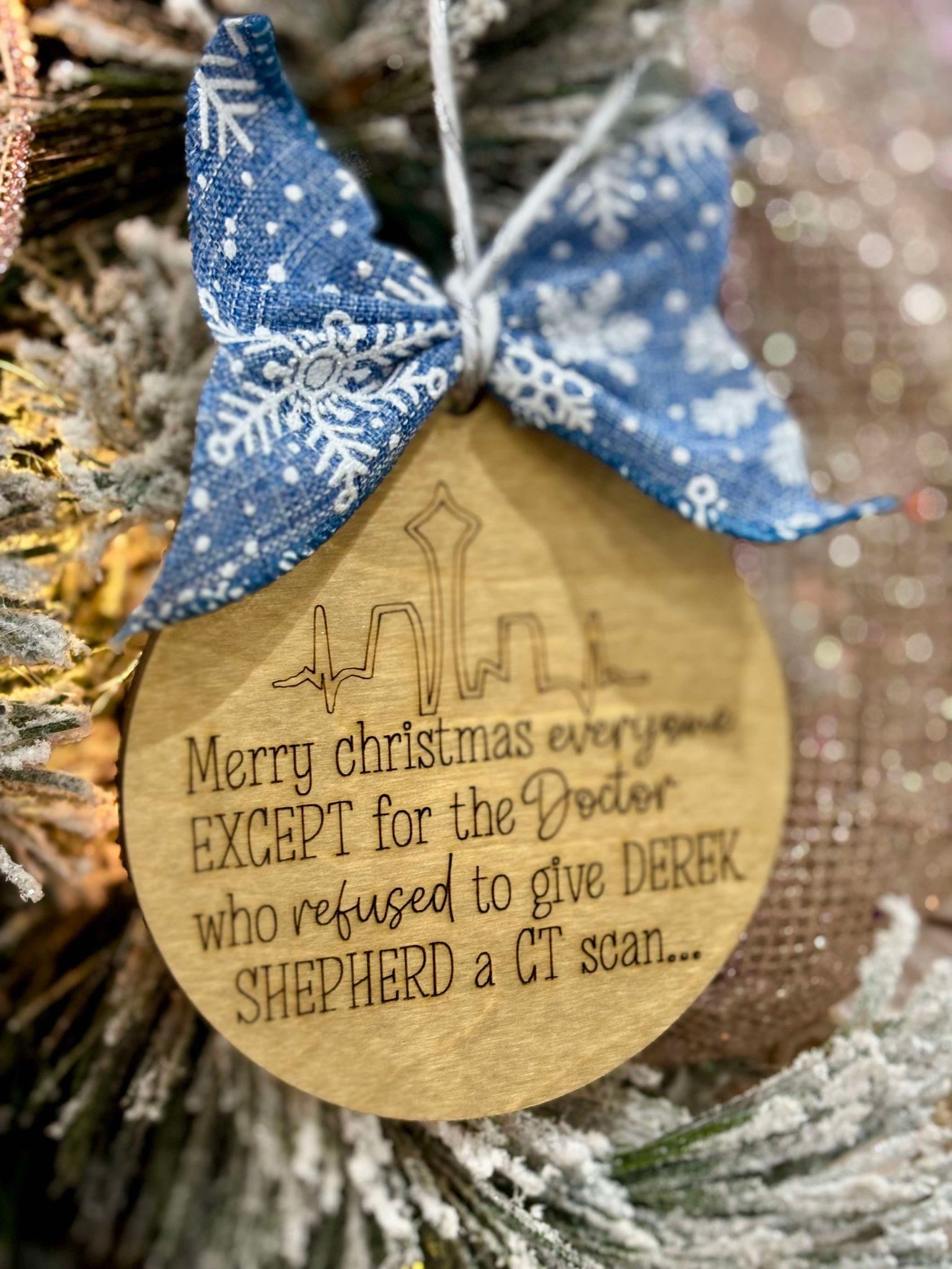 Greys Ornament