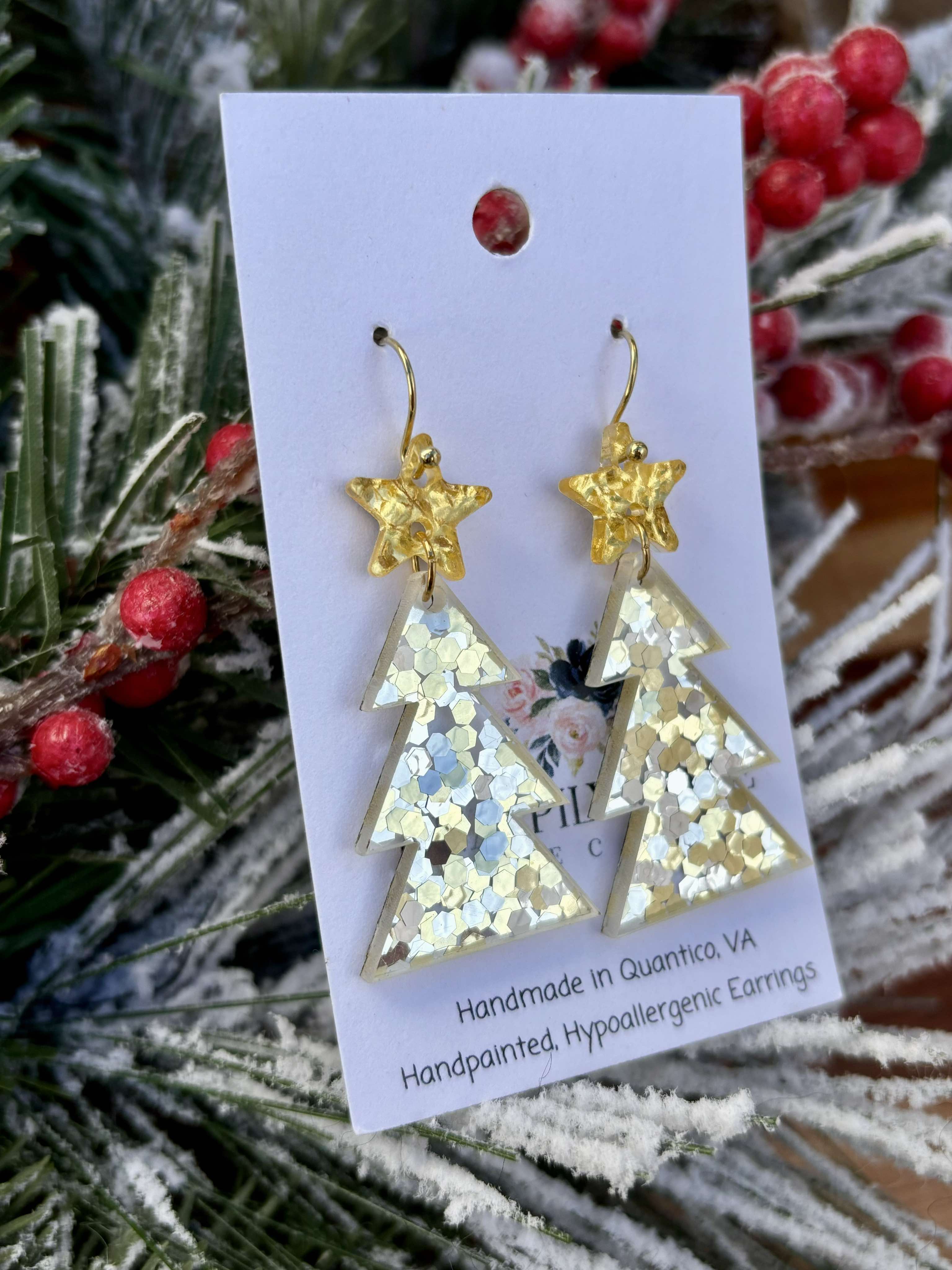Champagne Skinny Trees