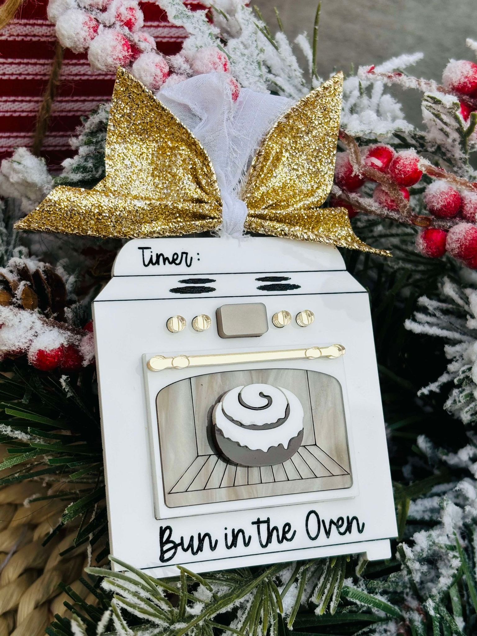 Bun in the Oven Ornament