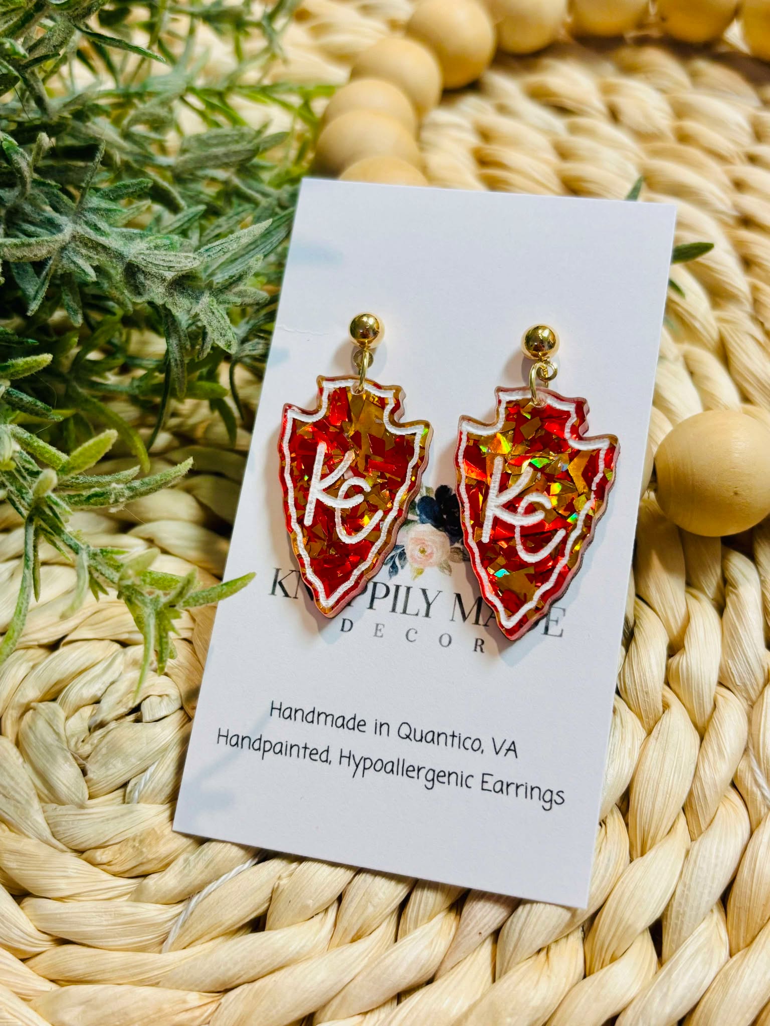 KC Game Day Earrings