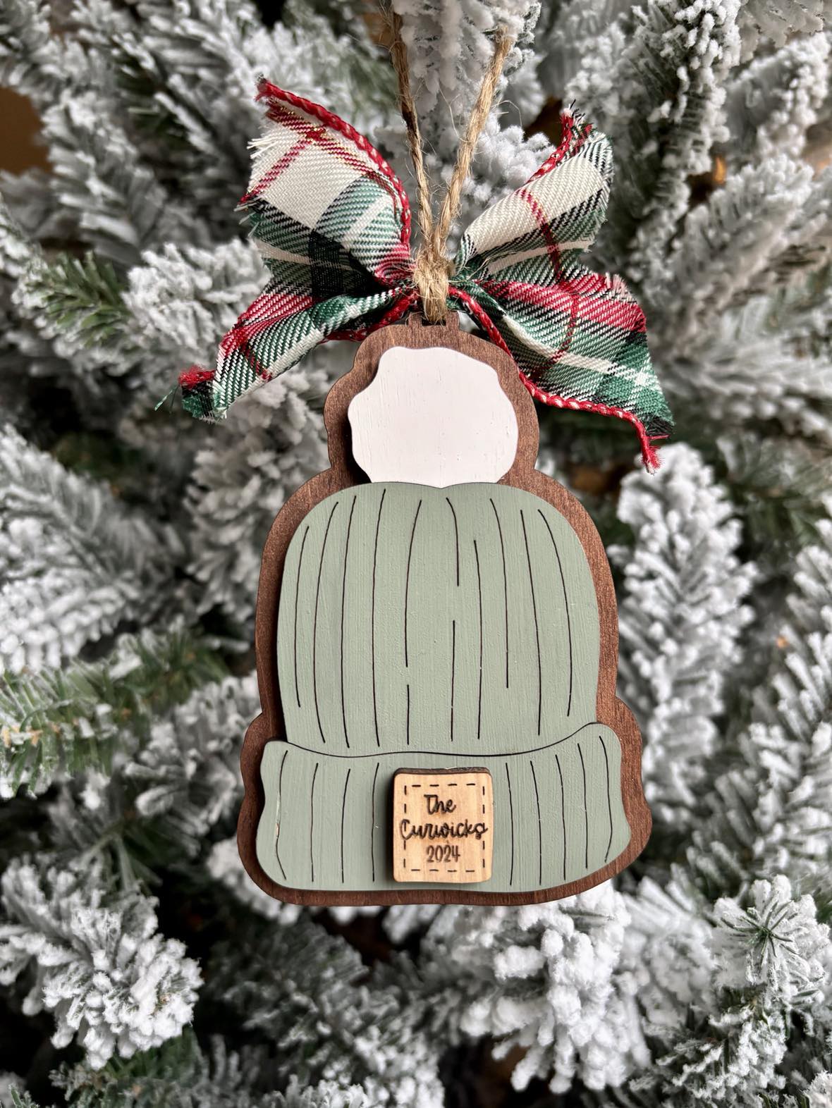 Custom Beanie Ornament