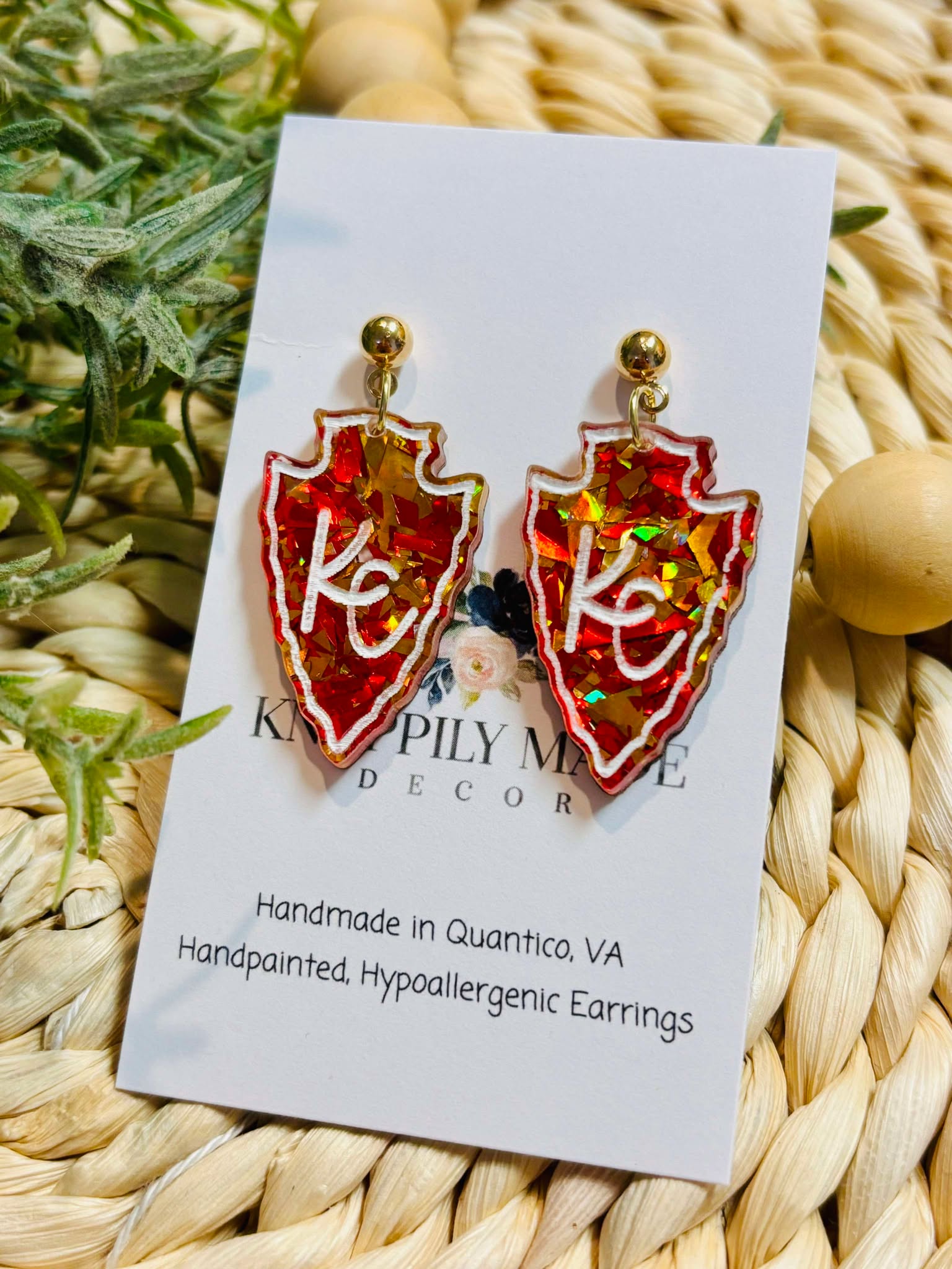 KC Game Day Earrings