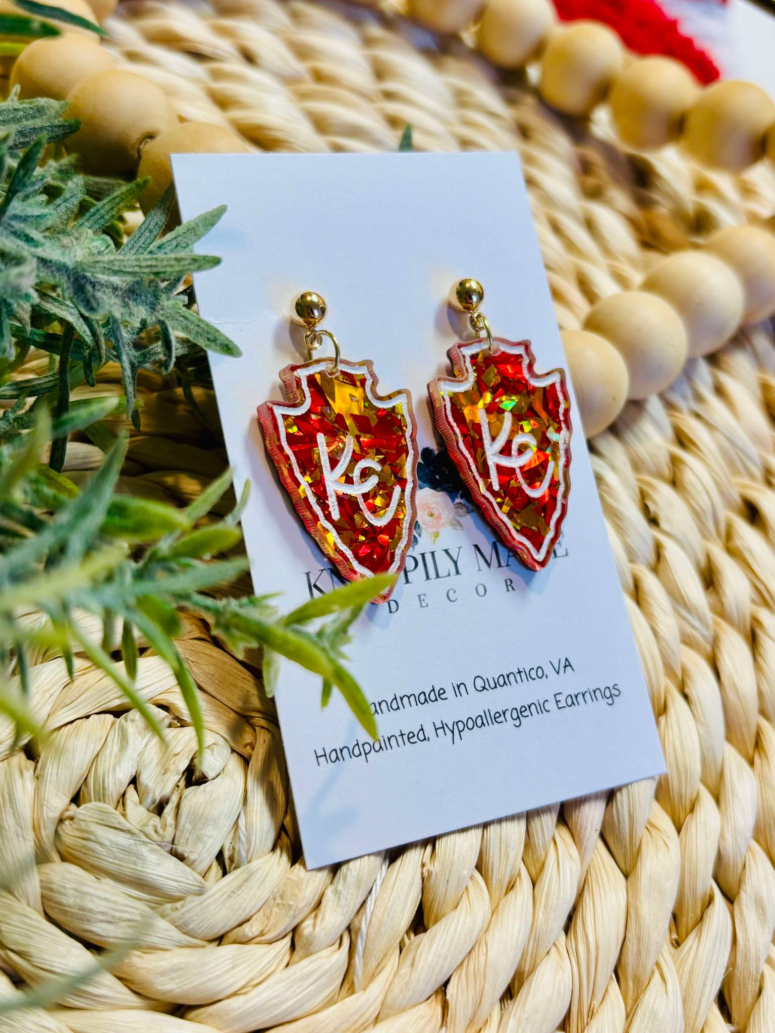 KC Game Day Earrings