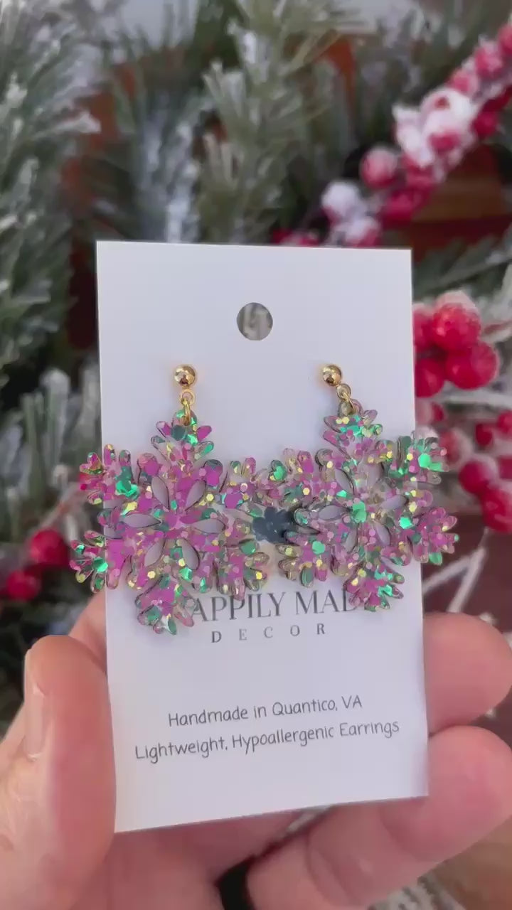 Blush & Luxe Snowflakes