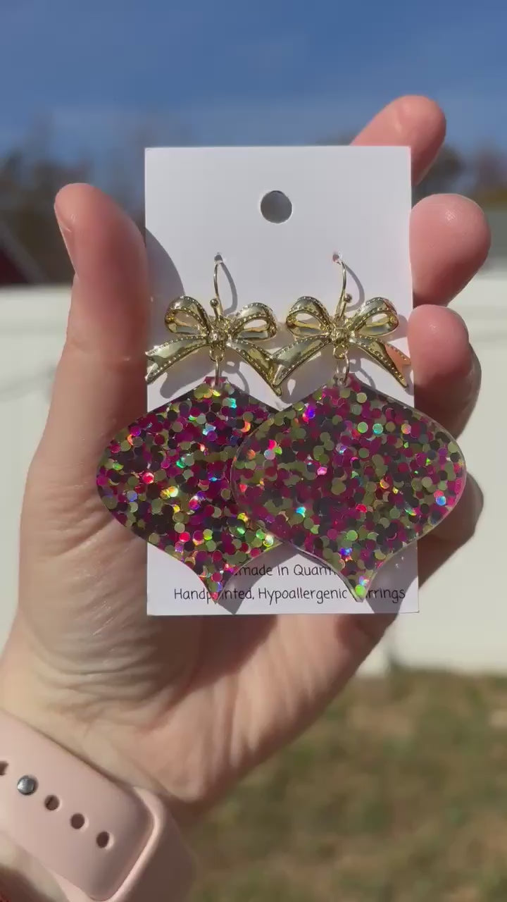 Sassy Sparkle Bulb Earrings